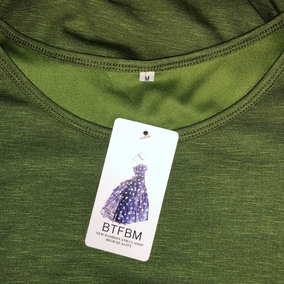 Green T-Shirt Dress - Picture 13 of 14